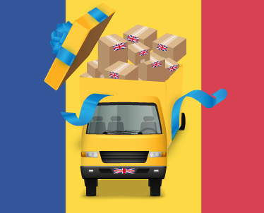 Send your shopping and gifts to Romania