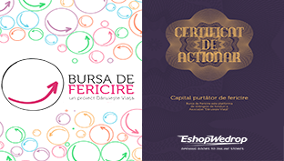 EshopWedrop donates to Bursa de Fericire (Happiness Exchange)